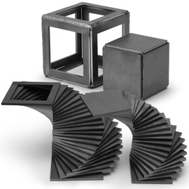 Toomprover Welding Practice Kit – 24 PCS 3.6” & 2.6” High-Quality Welding Coupons, 9 Gauge Steel Plates for TIG, MIG, Stick Welding, Perfect for Skill Improvement