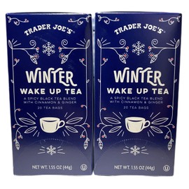 Trader Joe's - Winter Wake Up Tea 20 Tea Bags NET WT.1.55 OZ - 2-PACK_AB