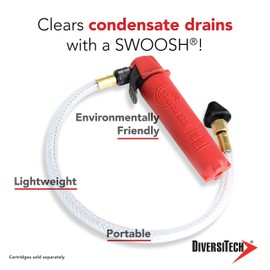 Diversitech SG-1 20G Swoosh Big Shot Drain Gun, Red