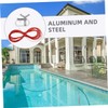 BESPORTBLE 1 Set Aluminum Pool Cover Winch with Self Locked
