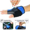 Luxobike Large Cycling Blue MTB Road Bike Gloves for Men