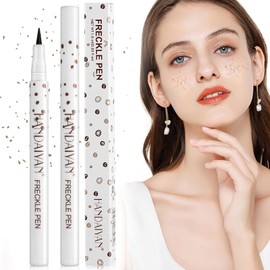Freckle Makeup Pen - Natural Freckle Pen Makeup Tool Easy to Color Waterproof Longlasting Soft Sopt Pen Creating Fake Freckles for Natural Sun-kissed Makeup (03#)