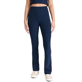 Beyond Yoga Women's Spacedye High Waisted Practice Pants, Nocturnal Navy, Blue, M