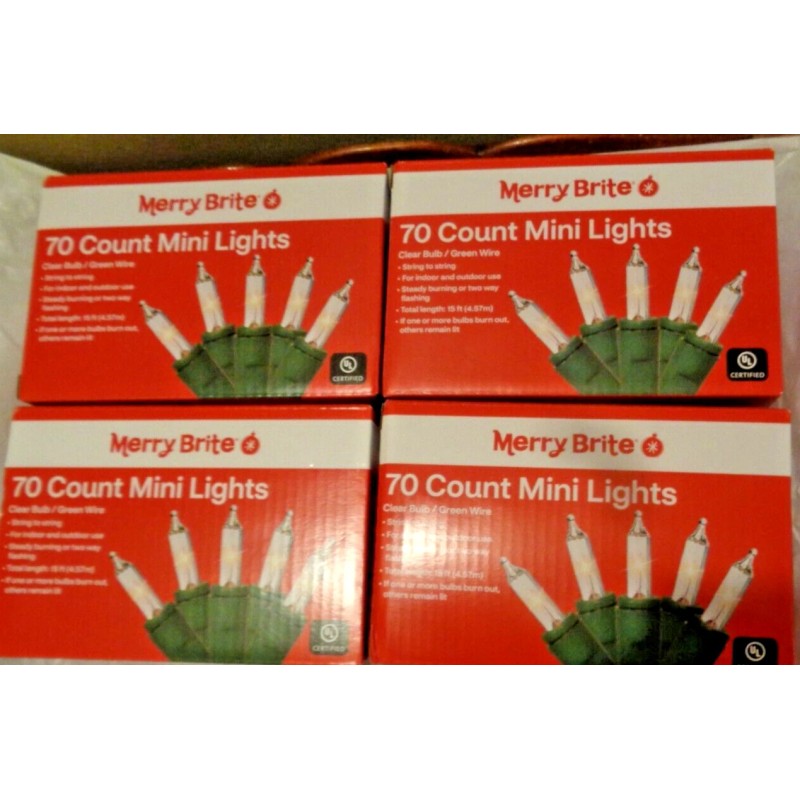 Merry Brite 4 Pack Merry Brite Each 70 Count Mini