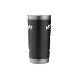 Adventure Alpaca My Bags Funny Travel Alpaca Stainless Steel Insulated Tumbler