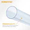 POWERTEC 70176V Clear PVC Pipe 2-1/2" x 36" Long, 1PK,