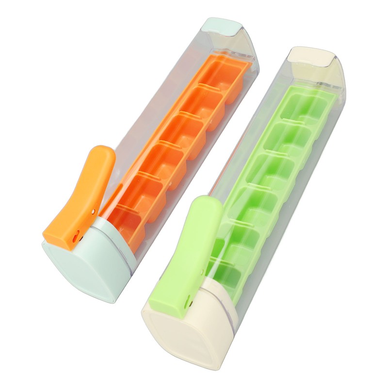 2PCS Ice Cube Trays 6 Grids Easy Release Reusable Ice