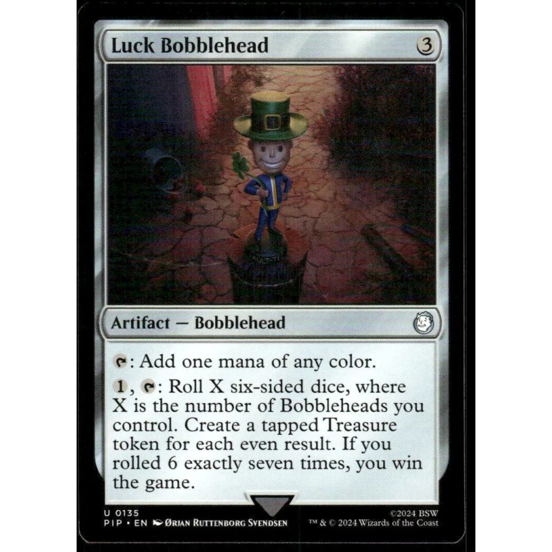 MTG Universes Beyond Fallout Commander Set of 7 Bobblehead EDH