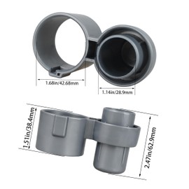 Vacuum Storage Rack For Shark Navigator Lift-Away Deluxe Upright NV350 NV351 NV352 NV356E NV360 NV380 UV440 UV540 Vacuum Holder Accessories (Set of 2)