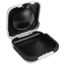 Hörgeräte Etui,Aufbewahrungsbox für Hörgeräte,Hardcase,wasserdichte(weiß)
