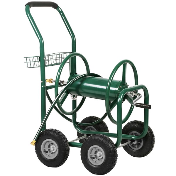 Garden Water Hose Reel Cart tools Outdoor Yard Water Planting Truck Heavy DutyWater Planting