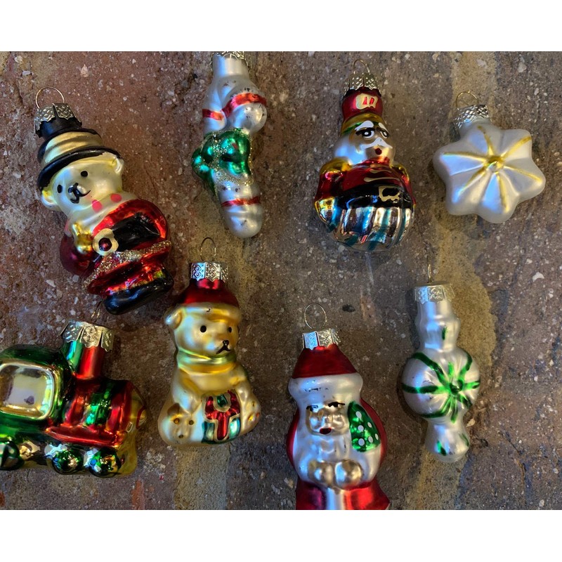 Heaven Sends Novelty Figures Christmas Tree Decorations Santa, Train, Bear