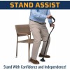 StrongArm Comfort Walking Cane w/ Self Standing Base Lightweight +
