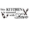 SUPERDANT Kitchen Wall Stickers This Kitchen is Seasoned with Love