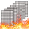 WholeFire BBQ Grill Mesh Mat Set, 6PCS Non-Stick Reusable Grill