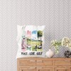 TSOTMO Golf Gift Golfing Shopping Bag Peace Love Golf Canvas