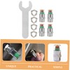 Mobestech Universal Tire Valve Caps Set Pressure Indicator Copper Core