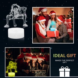 5 in 1 Sets Pirate Ship 3D Cute Night Light, 16 Color Change with Remote Control Lamp, Birthday Xmas Gifts for Kids Boys Girls Teens Friends