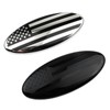2 Pack Compatible for 2004-2014 F150 Front Grille Rear Tailgate
