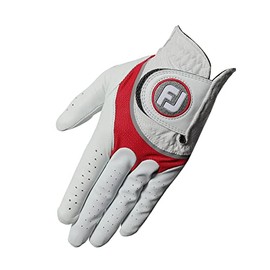 FootJoy Hyperflex Golf Gloves, white/red