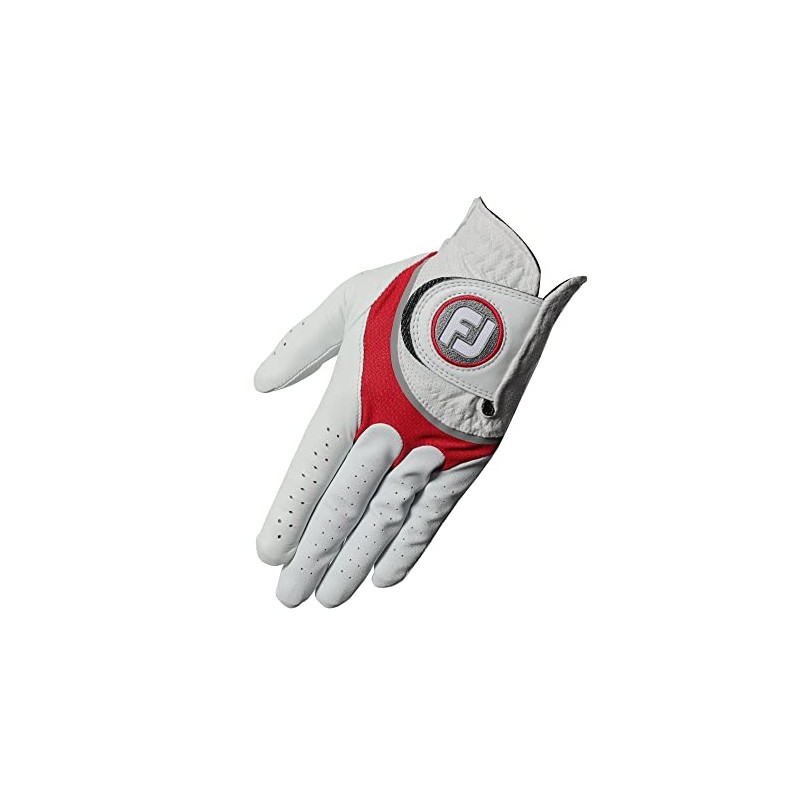 FootJoy Hyperflex Golf Gloves, white/red
