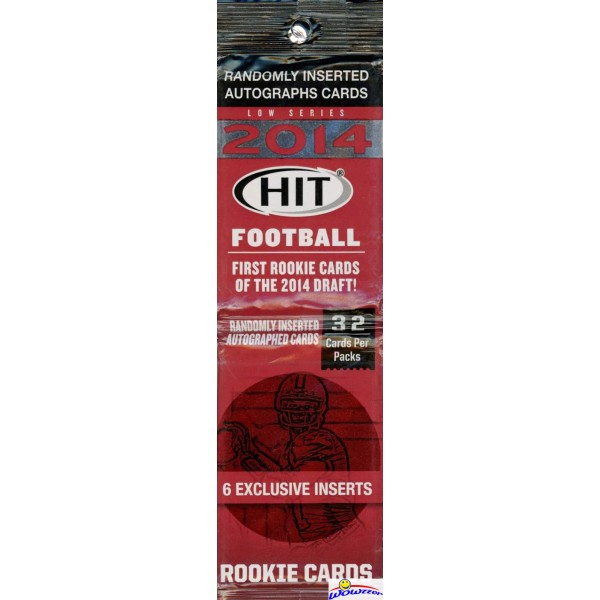 2014 Sage Football Low Series Factory Sealed Jumbo Fat Pack-32