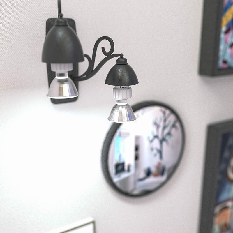 DiCUNO E26 to GU10 Adapter 160℃ Heat Resistant Maximum Wattage