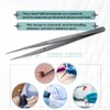 Lab Tweezers Dental Cotton Pliers Surgical Forceps For Detailed Work