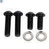 Unbranded Black 1 inch Lowering Blocks Kit For Harley Touring