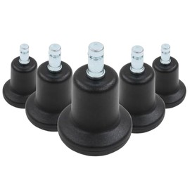 hjh OFFICE 619002 5x floor glider pin 10mm STAND plastic glider small office chair, for all floors