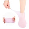 Ipetboom 2 Pairs Comfortable Elastic Foot Skin Socks Moisturizing and