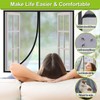 Risareyi Magnetic Fly Screens for Windows 70x150cm, Upgraded Black Mesh