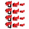 12 Pcs Single Pole Breaker Lock Out Device Nylon Breaker