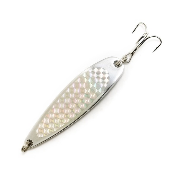 3 oz Crocodile Spoon Chrome w Prism Tape 10 Pieces