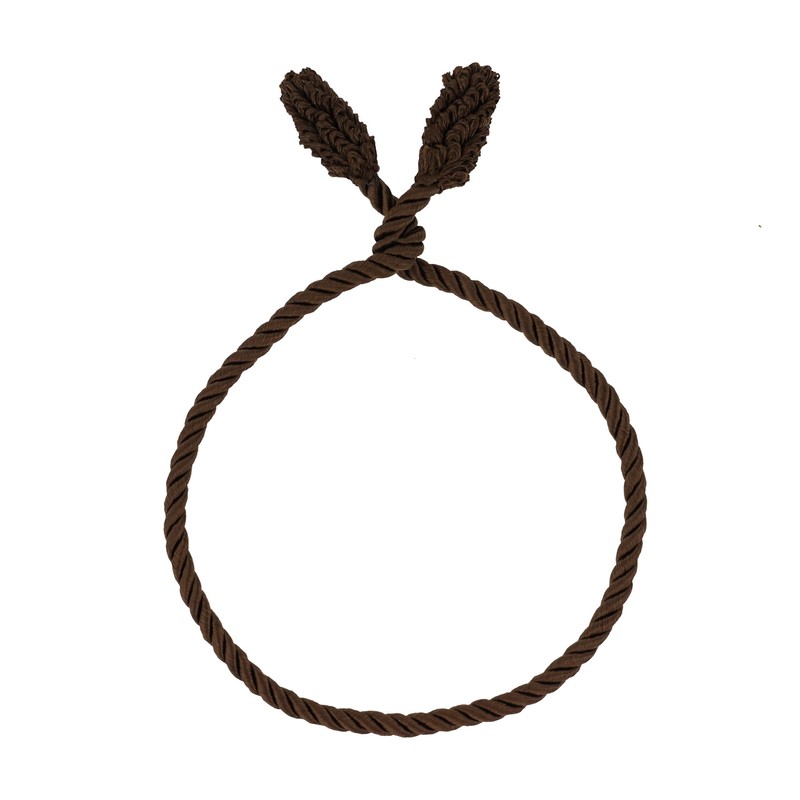 Haute Decor Decorative Twist Ties, 6 Pack, 16 inches (Brown)