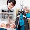 SGNEKOO Toenail Clippers for Thick & Ingrown Toenails,Portable Folding Design