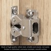 6Pcs Cupboard Latch, Strong Hold Roller Catch Hardware, Double Roller