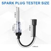 2PCS Inline Spark Plug Testers, Small Armature Diagnostic Detector Tool,