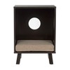 Paws & Purrs Pet Bed and End Table, Espresso/Sand