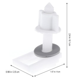 6 Uds Cubierta De Asiento De Inodoro Herramientas Universales Pernos Y Tuercas De Inodoro Pernos De Bisagra De Inodoro Universales Pernos De Inodoro Tapas Tornillos De