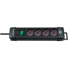 Brennenstuhl, Premium-Line Power Strip 4-Way Black 1.8 m