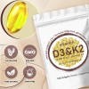 4 Paquetes De Vitamina D3 10,000 Ui + K2 (mk7)