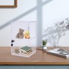 2-Shelf Clear Acrylic Display Case with Lock, Display Case Cabinet