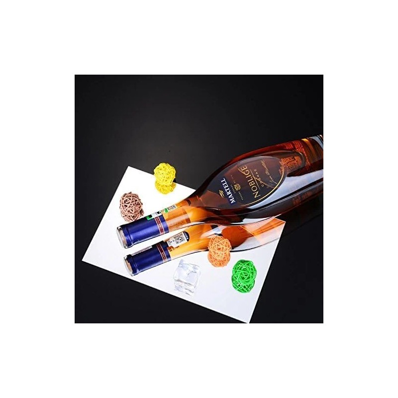 BBTO Self Adhesive Mirror Sheets 9 Pieces Various Sizes Non