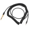 Coiled Headphone Cable Gold Plated Connector Replacement Headset Sound Cord