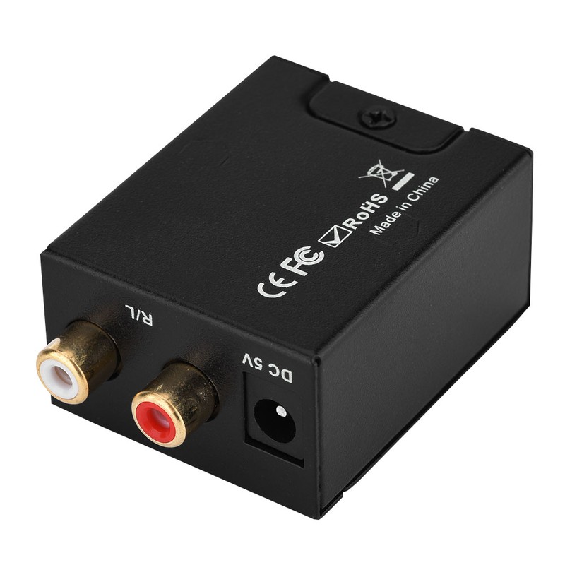 Digital Analog Audio Converter Optical Fiber to Analog Digital Audio