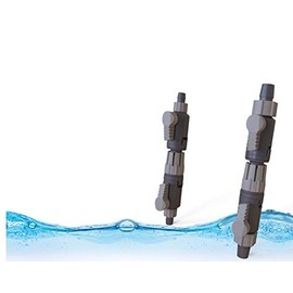 QANVEE Aquarium Fish Tank Hose Pipe 12-16mm 16-22mm Quick Release Connector Water Flow Control Valve Connector Adapter Aquarium Filter Connector (16/22mm)
