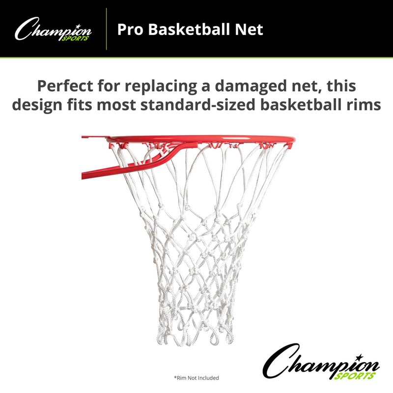 Champion Sports 411 7mm Pro Non-Whip Basketball Net