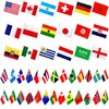 226 Different Countries International Stick Flag of the World Small