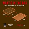 Bakken Swiss 2-in-1 Air Fryer Tray – Nonstick Copper Crisper